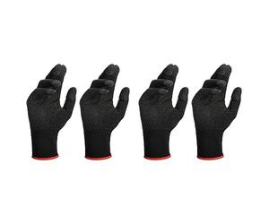 Remingtape 4Pcs Game Gloves for Sweat Proof Non-Scratch Sensitive Screen Gaming Finger Thumb Sleeve Gloves