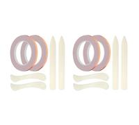 Remingtape 4Rolls(36 Yards) 7/32 Inch Width Copper Backed Copper Foil Tape for Stained Glass Making and DIY Crafts,Stained Supplies