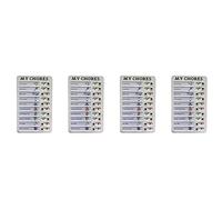 Remingtape 4X My Chores Memo Plastic Board, Detachable and Reusable Memo for Check Items and Form