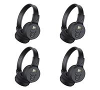 Remingtape 4X Portable Wireless FM Radio Headphones, Rechargeable FM Radio Headset Receiver for Meeting, Daily Works, Hiking