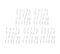 Remingtape 500Pcs HO Scale 1:100 White Model People Unpainted Train Figures