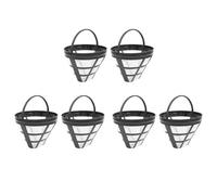 Remingtape 6Pack No.4 Reusable Coffee Maker Basket Filter for Filters, Fit Most 8-12 Cup Basket Drip Coffee Machine
