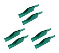 Remingtape 6Pcs Gutter Cleaning Scoop Gutter Getter Cleaner Roof Gutters Cleaning Tool for Ditch Skylights Garden Cleaning Shovel