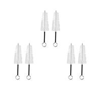 Remingtape 6Pcs Universal Mouthpiece Cleaning Brush Nylon for Trombone Trumpet French Horn Wind Instrument