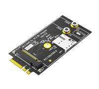 Remingtape M.2 Key B to A+E Adapter with NANO SIM Card Slot for 3G/4G/5G Module