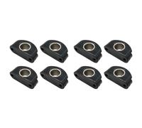 Remingtape Marine Boat Fairlead Black Nylon Bullseyes 12 mm 1/2inch STAINLESS STEEL INSERT,Pulley Wheel for Boats,8pcs