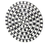 Remingtape WS2812 SK6812 Radius 110mm LED Ring 5050 DC5V DIY LED Ring Built-In RGB Addressable LED Ring 93 Bits LEDs