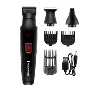 Remington Graphite G12 All-in-One Trimmer - Cordless Precision Multigroomer, Self-Sharpening Graphite Blades, Adjustable Comb Settings, Multiple Attachments, Easy Clean Design - Black, PG2120