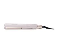 Remington Straightener [Advanced Ceramic + Almond Oil] Almond Allure (Ultra-Fast Heat Up, Digital Temperature Control, Curved Design for Curls & Waves, Extra-Long Plates, Worldwide Voltage) S4807