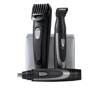 Remington Beard Trimmer Kit The Works (6 Piece Beard Trimmer with Comb (2mm-18mm), Precision Trimmer with Comb (1mm-5mm) & Nose and Ear Trimmer, Advanced Ceramic Blades, USB Rechargable) MB905