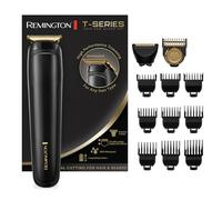 Remington Beard Trimmer, Men's Hair Clipper, 9 Hair Combs + Foil Razor Accessory, Rechargeable 5H Autonomy, 100% Waterproof, T Blade for Details, MB7050