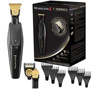 Remington Beard Trimmer & Trimmer, Gentle Shave, 30mm T-Blade + 8 Accessories, Precise Skin Shaving, 100% Water Resistant, Lithium Battery, MB7000