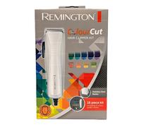 Remington ColourCut Hair Clipper Corder Hair Trimmer Taper Lever 16pc Kit White