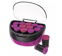 Remington H5670 Ionic Fizz-Free 12 Jumbo Curls Heated Rollers Black & Pink