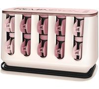 Remington H9100 ProLuxe Heated Hair Rollers 20 Pack OptiHeat Rose Gold