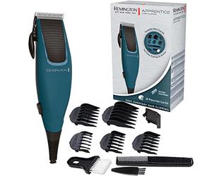 Remington Hair Clipper - Self-Sharpening Stainless Steel Blades: 0.5-18 mm - Adjustment Lever, Mains Operated, Hair Trimmer Set: 5 Accessory Combs, Hairdressing Set, Hair Clipper HC5020