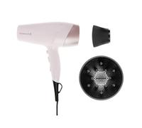 Remington Hair Dryer [Almond Oil Micro-Conditioners + Ionic Conditioning] Almond Allure Series (25% Faster Drying, Diffuser & Concentrator, 6 Heat/Speed Settings, Ceramic Coating) D4807