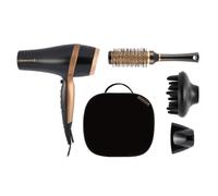 Remington Hair Dryer Gift Set, 2000W, Concentrator & Diffuser, Ceramic Ionic Grille, 3 Heat/2 Speed, Cool Shot, D6960GP.