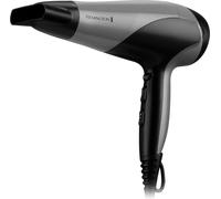 Remington Hair Dryer With 2 Accessories - Black / Silver, Black