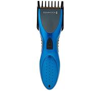 Remington HC335 Rechargeable Black, Blue Hair Clipper Shaver (Black, Blue, Rectangle, Titanium, 1.8 cm, 6 mm, 40 min)