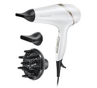 Remington Hydraluxe Hair Dryer (Micro-Conditioners to Help Balance Moisture, Hydracare Temperature Setting for Healthy Hair, Diffuser, Slim Styling & Wide Concentrators, Powerful, Ionic, 2300W) AC8901