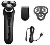 Remington X5 Limitless Mens Wet & Dry Electric Rotary Shaver - 360° PivotBall & flexible shaving heads for constant contact (Detail trimmer, 50min usage, 90min charge, Cordless, USB charging) XR1750, New