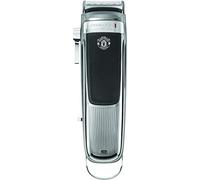 Remington Manchester United Quick Cut Hair Clippers with 9 Guide Combs for Trimming and Detailing with Barber Cape, Black and Red