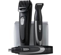 Remington Beard Trimmer Kit The Works (6 Piece Beard Trimmer with Comb (2mm-18mm), Precision Trimmer with Comb (1mm-5mm) & Nose and Ear Trimmer, Advanced Ceramic Blades, USB Rechargable) MB905