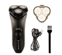 Remington Mens Electric Rotary Shaver R4 (Dual Track Blades, Flexing Blades and pivoting Neck, 40mins Usage, Pop-up Trimmer, 3-Day Stubble Styler Guard, Cordless, Cleaning Brush) R4002