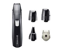 Remington Men's Pilot Grooming Kit (3 Attachments, Precision Trimmer, Foil Shaver, Nose & Ear Trimmer, Adjustable Comb, Advanced Steel Blades, Washable, Battery Operated) PG180