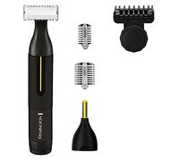 Remington Omniblade HG4001 Multi Hair Trimmer Beard Trimmer Body Ear & Nose Hair Trimmer (Razor 0.15 mm + Micro Trimmer & Combs, USB Charging Function, 100% Waterproof) [Amazon Exclusive]
