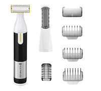 Remington Omniblade Hybrid Face and Body Stubble Trimmer - Waterproof Cordless Rechargable Shaver with 4X Stubble Combs and Body Comb Attachment