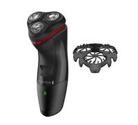 Remington PR1335B R3000 Series Cordless Men's Electric Razor with PrecisionPlus Heads, Stubble Attachment Included, Antimicrobial, Black