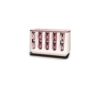 Remington PROluxe Heated Hair Rollers (OPTIheat Technology, 90 Second Heat Up, Sets Curls in 5 Minutes, 20 Velvet Flocked Rollers - 8 Medium 25mm and