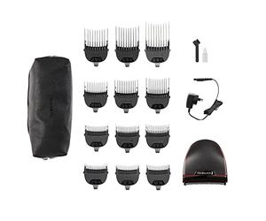 Remington QuickCut Pro Hair Clippers, 70-Minute Use, 12 Combs, HC4300 | Waterproof Cordless Clippers with Curve Cut Blades, Turbno Boost and 1.5-15mm Combs for Grading, Tapering and Trimming