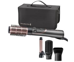Remington Rotating hot air brush (automatic) Curl & Straight 3-in-1 ion styler: volume, curls and smooth styles, 4 accessories (volume styler, curling iron, styling concentrator, paddle brush) AS8606