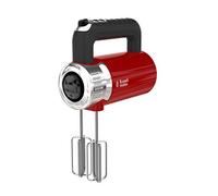 Remington Russell Hobbs MX3100RDR Retro Style Hand Mixer, 4 Speeds + Turbo Boost, Red
