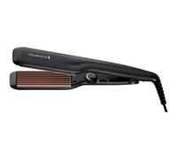 Remington S3580 Ceramic Crimp 220 Curling Tong - Tourmaline Ionic Coating, 150-220C, 30s Heat Up, Auto Shut-Off