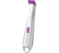 Remington Smooth&Silky WPG4035 Waterproof Bikini Kit with Exfoliating Brush, Mini Foil Razor Attachment, Attachment Comb, White