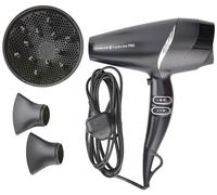 Supercare Pro Ionic Hair Dryer 2200 - Includes Diffusor and Slim Styling; Wide Drying Concentrators;AC7250, Black
