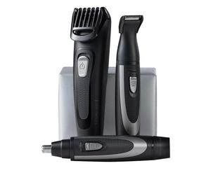 REMINGTON The Works MB905 6-piece Beard Trimmer Kit - Black & Grey, Black,Silver/Grey