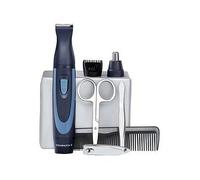 Nose and Ear Trimmer 13 Piece Travel Kit (3 attachments: Rotary nose and ear attachment, 1-5mm detail trimmer & comb attachment, Battery Operated,