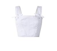 Reminisce Boutique Regency Stay Short Corset Pure Cotton, White2, X-Large
