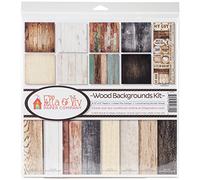 Reminisce EAV-800 Wood Backgrounds Collection Kit