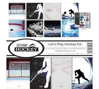 Reminisce Let's Play Hockey Scrapbook Collection Kit