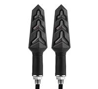 Reminnbor Turn Light Pair of Universal Motorcycle Y-Shaped Turn LED Lights Indicator Lamp (Left and Right), indercaters for motorbikes