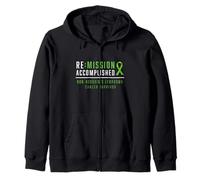 Remission accomplished - Non hodgkin's lymphoma survivor Zip Hoodie