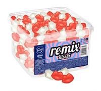 Remix Kisses - Soft and chewy Swedish candy - Fruity flavor mix - 16 oz (1 pound, 454 g), choose your favorite flavor.