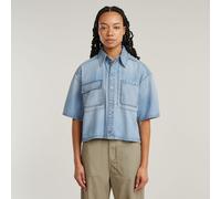 Remix Shirt Side Slits - Light blue - Women S