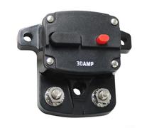 RemixAst 30A-300A Ampere Automatic Circuit Breaker, Manual Reset Circuit Breaker, Zinc Alloy Flame Retardant Seismic Shell, for Motorhomes, Ships, Trucks
